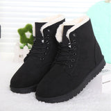 Fashion warm snow boots 2017 heels winter boots new arrival women ankle boots women shoes